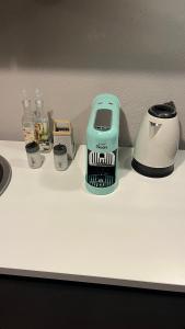a kitchen counter with a toaster and other appliances on it at La Collina Dei Castagni in Terni