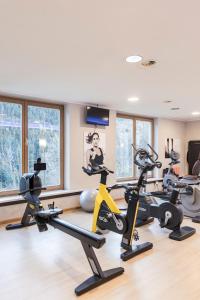 The fitness centre and/or fitness facilities at Engel Gourmet&Spa