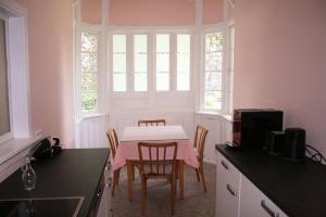 Køkken eller tekøkken på Seeappartements Excelsior Gartenpavillon