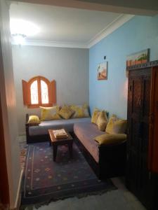 Posezení v ubytování Riad ouhmidi