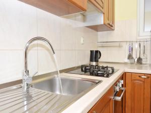 Kuchyň nebo kuchyňský kout v ubytování Apartment Vukadin