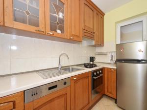 Kuchyň nebo kuchyňský kout v ubytování Apartment Vukadin
