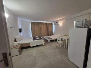 Kuchyň nebo kuchyňský kout v ubytování Batkoski Apartments