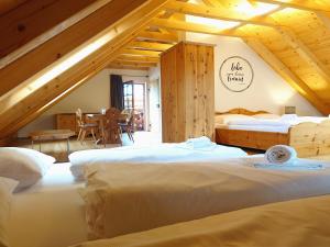 Ένα ή περισσότερα κρεβάτια σε δωμάτιο στο Chalet Obertauern 1 XL
