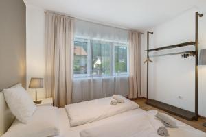 Posteľ alebo postele v izbe v ubytovaní Apt Hofer Sandra