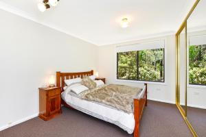 Postel nebo postele na pokoji v ubytování Belvidere Cottage