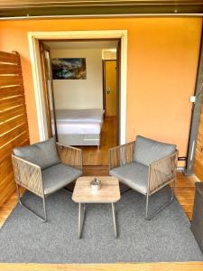 Predel za sedenje v nastanitvi Seiler's Hotel
