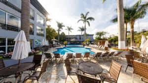 Bazén v ubytování Vale Suíço Resort nebo v jeho okolí