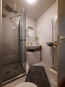Ένα μπάνιο στο Ferienapartment LeMi