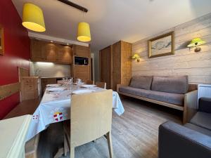 Posezení v ubytování Résidence Christiana 603 Clés Blanches Courchevel