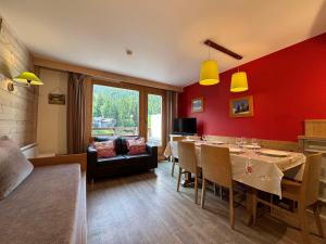 Posezení v ubytování Résidence Christiana 603 Clés Blanches Courchevel