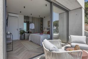 Balkón nebo terasa v ubytování Villa Fragment with private Jacuzzi - Makarska Exklusiv
