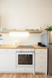 Kuchyň nebo kuchyňský kout v ubytování Masaryk Lounge