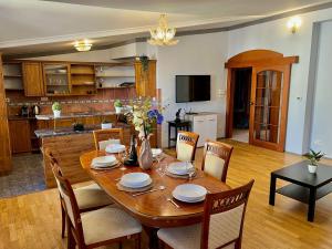 Kuchyňa alebo kuchynka v ubytovaní Comfortable 3 Bedroom apartment in the Heart of Prague