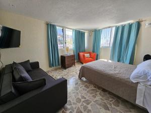 Posezení v ubytování Pool Park Ocean - Centro Home