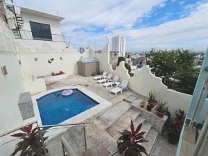 Bazén v ubytování Pool Park Ocean - Centro Home nebo v jeho okolí