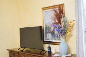 TV a/nebo společenská místnost v ubytování Spacious apartment at Como lake