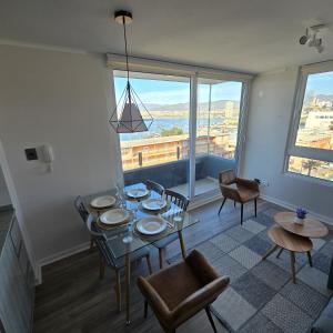 Posezení v ubytování Departamento en el corazón de Coquimbo