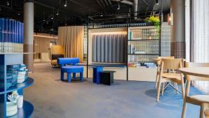 Posezení v ubytování Citybox Helsinki