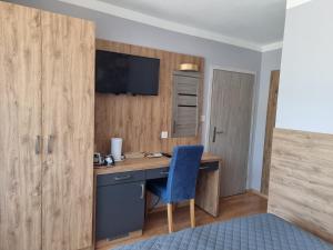 Kuchyňa alebo kuchynka v ubytovaní Gościniec pod Polną Różą 2
