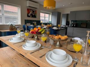 Jídlo v prázdninového domu nebo okolí