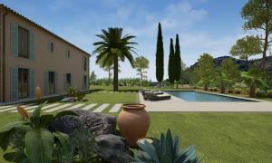 Swimmingpoolen hos eller tæt på Can Coral