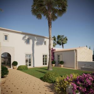 Bygningen som villaen ligger i