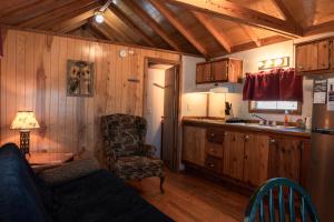 Kuchyň nebo kuchyňský kout v ubytování Lakeview Cedar Cabin - Striper King - 5