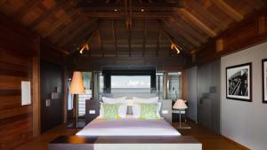Llit o llits en una habitació de Prestigious Villa with Inspired Architecture
