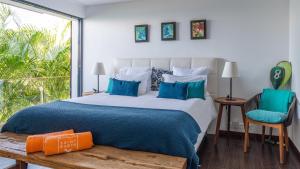 Katil atau katil-katil dalam bilik di Spectacular Villa with Relaxing Atmosphere