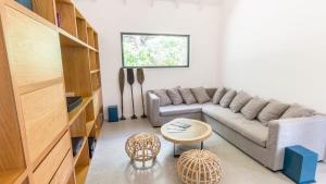 Χώρος καθιστικού στο Cozy 6 BR Villa in Petit Cul de Sac