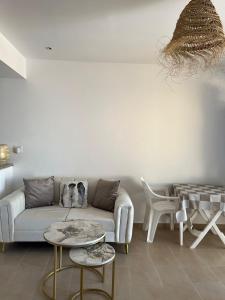 Χώρος καθιστικού στο kelibia ezzahra plage appart a 170 m du plage