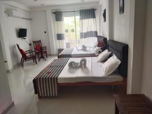 منطقة جلوس في Hotel Sapid Luck Yala Safari
