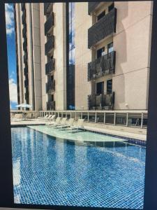 Kolam renang di atau dekat dengan S4 HOTEL ÁGUAS CLARAS TorresReis