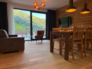 Posezení v ubytování ELSA Spa Apartments Tux