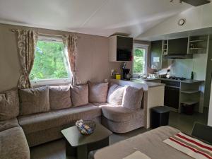 Kuchyň nebo kuchyňský kout v ubytování Mobil home Côte d'Opale
