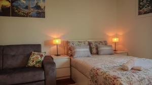 Postel nebo postele na pokoji v ubytování Ria Palace in Rio