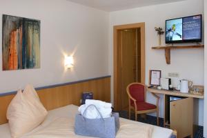 Telewizja i/lub zestaw kina domowego w obiekcie Hotel Eder Michaela