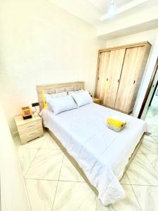 Ένα ή περισσότερα κρεβάτια σε δωμάτιο στο Budget Studio in Prime Central Ideal for Travelers