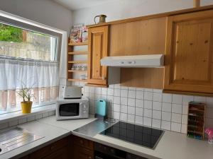 Kuchyň nebo kuchyňský kout v ubytování Ferienwohnungen Margret