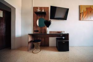 Sjónvarps- og/eða afþreyingartæki á Rapture Gozo - Guesthouse