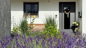 Zahrada ubytování Ferienwohnung Weitblick Wangen im Allgäu - Zwei Schlafzimmer - Terrasse - Kamin