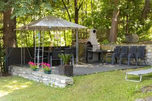 Zahrada ubytování Apartmenthaus Esther
