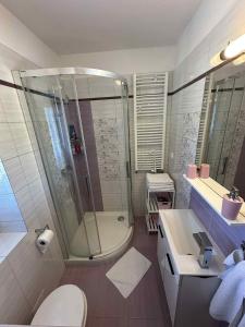 Koupelna v ubytování Apartmány Na Rozcestí