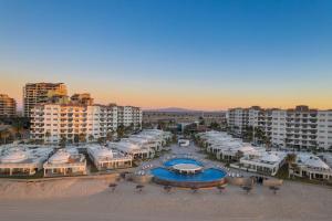 an aerial view of a resort with a pool and buildings at Las Palmas 2BD 2BA Suite Ground Floor- B101 in Campo del Medio