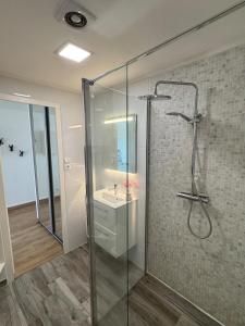 Kúpeľňa v ubytovaní Superbe Logement Vue Cathédrale