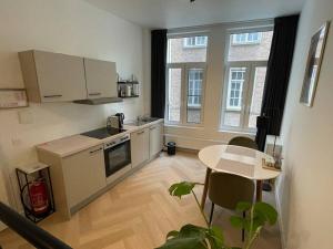 Η κουζίνα ή μικρή κουζίνα στο Stadsstudio Antwerpen