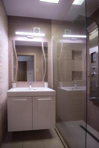 Łazienka w obiekcie Apartmenthaus Esther