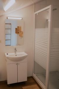 Koupelna v ubytování Gîte champêtre Al Wèrihè + 31 fotografií