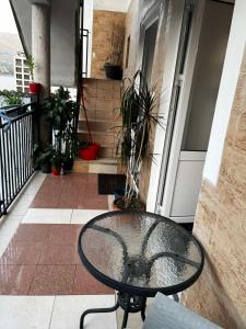 Balkón nebo terasa v ubytování Krsto